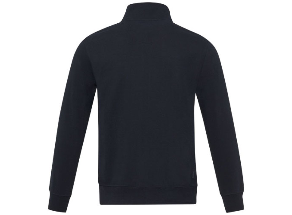 Maglione unisex in tessuto riciclato a cerniera intera Galena Aware™