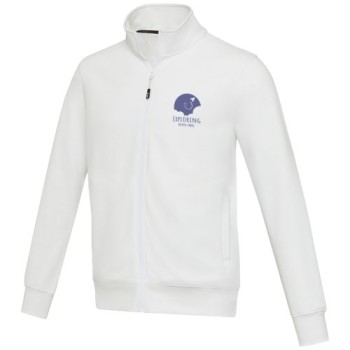 Maglione unisex in tessuto riciclato a cerniera intera Galena Aware™