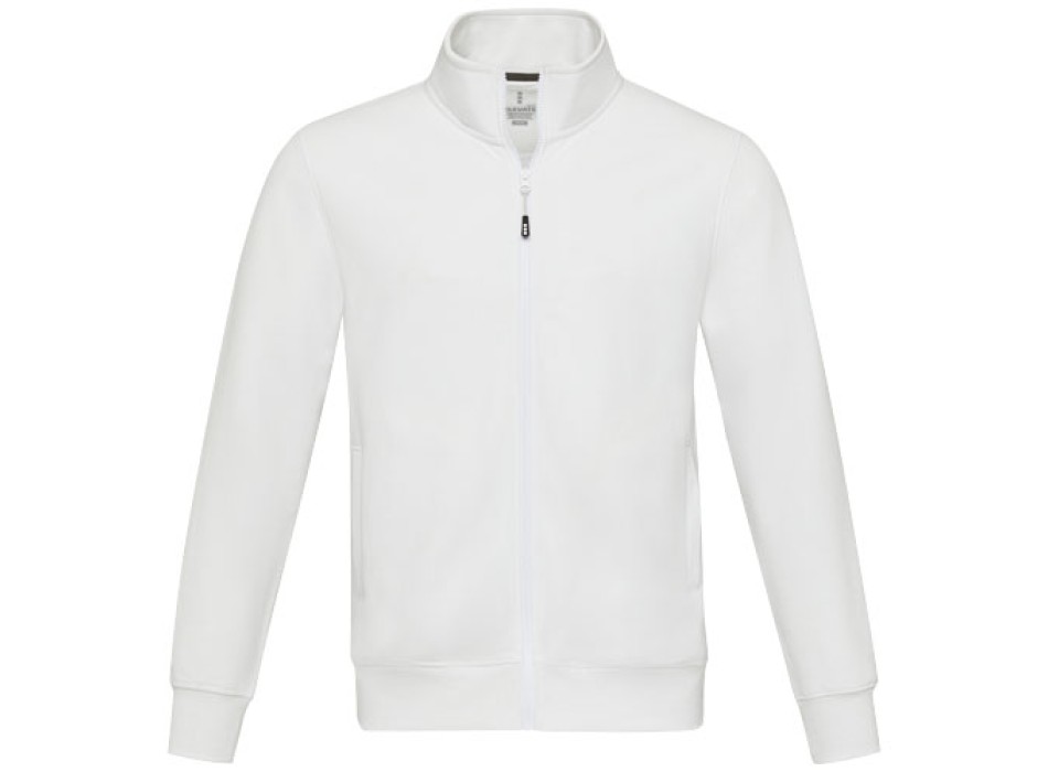Maglione unisex in tessuto riciclato a cerniera intera Galena Aware™