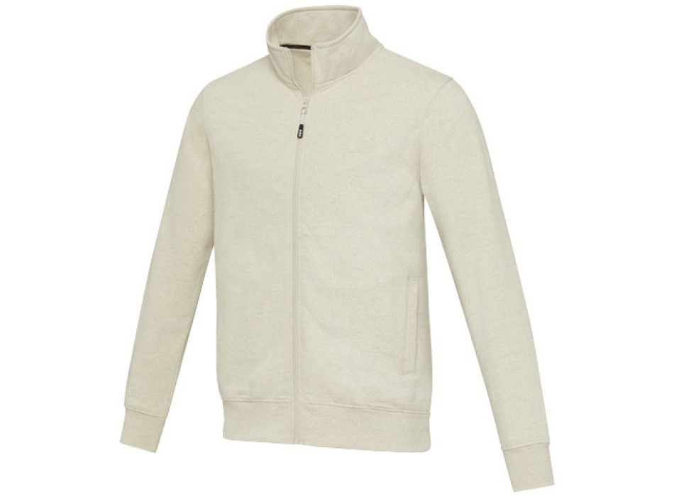 Maglione unisex in tessuto riciclato a cerniera intera Galena Aware™