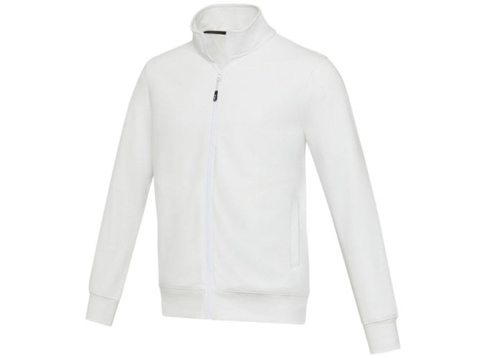 Maglione unisex in tessuto riciclato a cerniera intera Galena Aware™