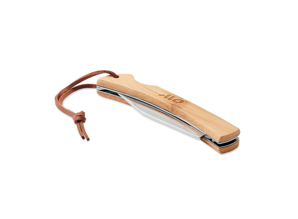 MANSAN - Coltello pieghevole in bamboo