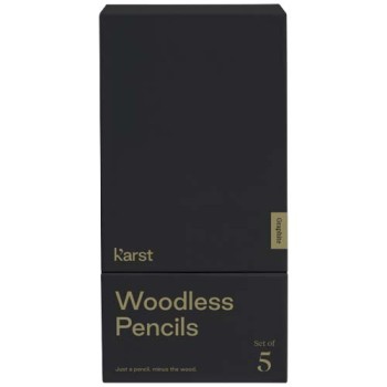 Matite Karst® 2B in grafite senza legno confezione da 5