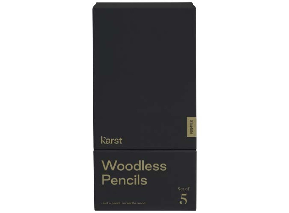 Matite Karst® 2B in grafite senza legno confezione da 5