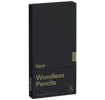 Matite Karst® 2B in grafite senza legno confezione da 5