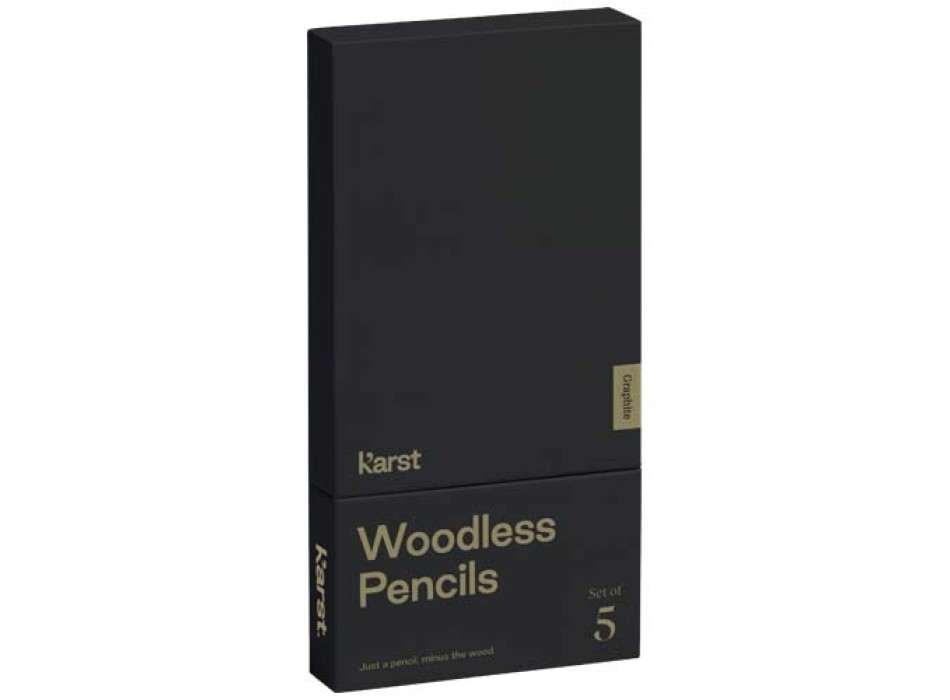 Matite Karst® 2B in grafite senza legno confezione da 5