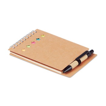 MULTIBOOK - Blocco notes con penna e fogli
