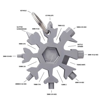 Multiutensile Abel | Inox | 17 funzioni