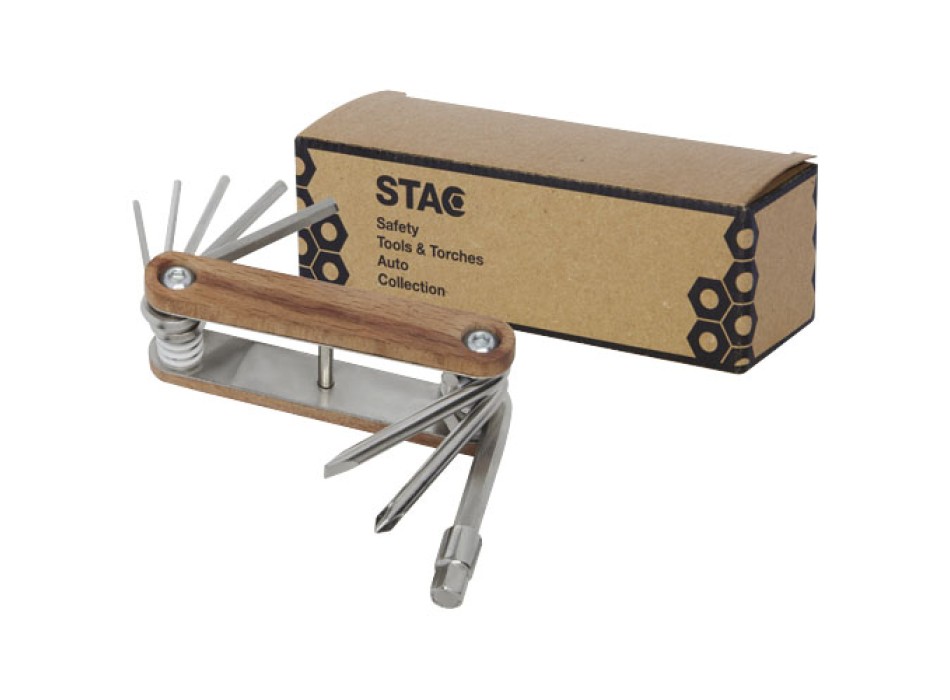 Multiutensile per bicicletta in legno a 8 funzioni Fixie