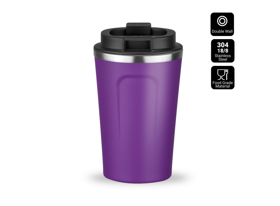 NORDIC COFFEE MUG, 350 ml - BLACK