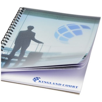 Notebook A5 spiralato Desk-Mate® con copertina in PP