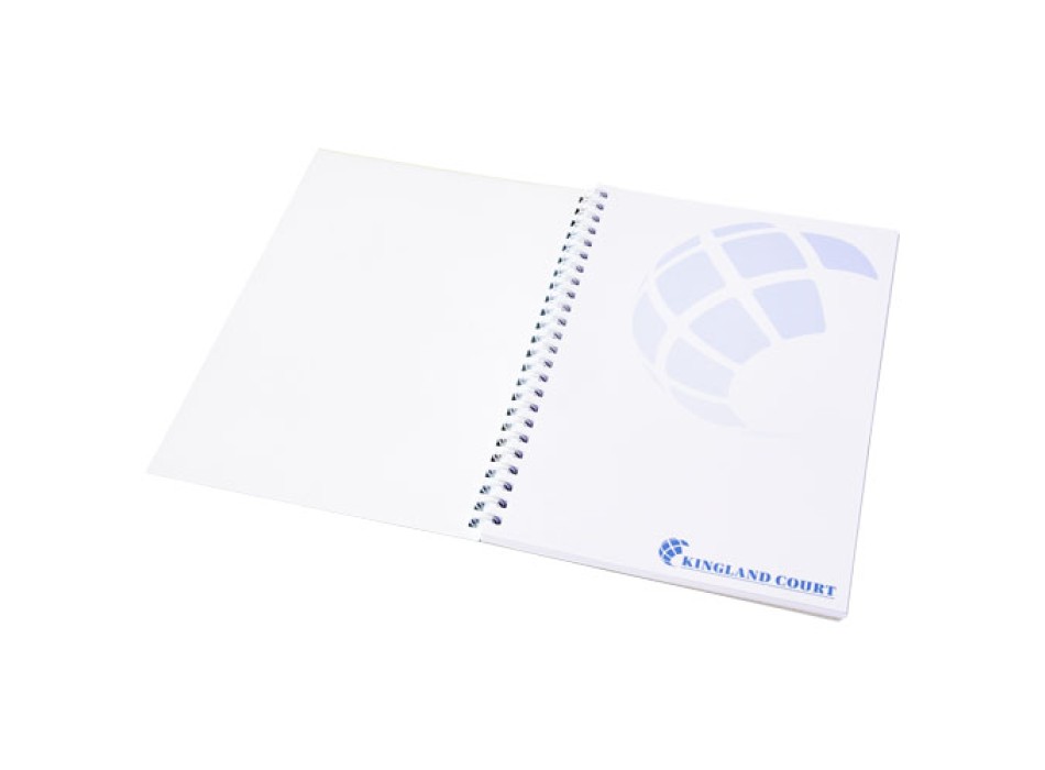 Notebook A5 spiralato Desk-Mate® con copertina in PP