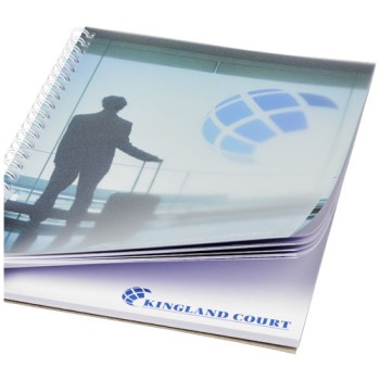 Notebook A5 spiralato Desk-Mate® con copertina in PP