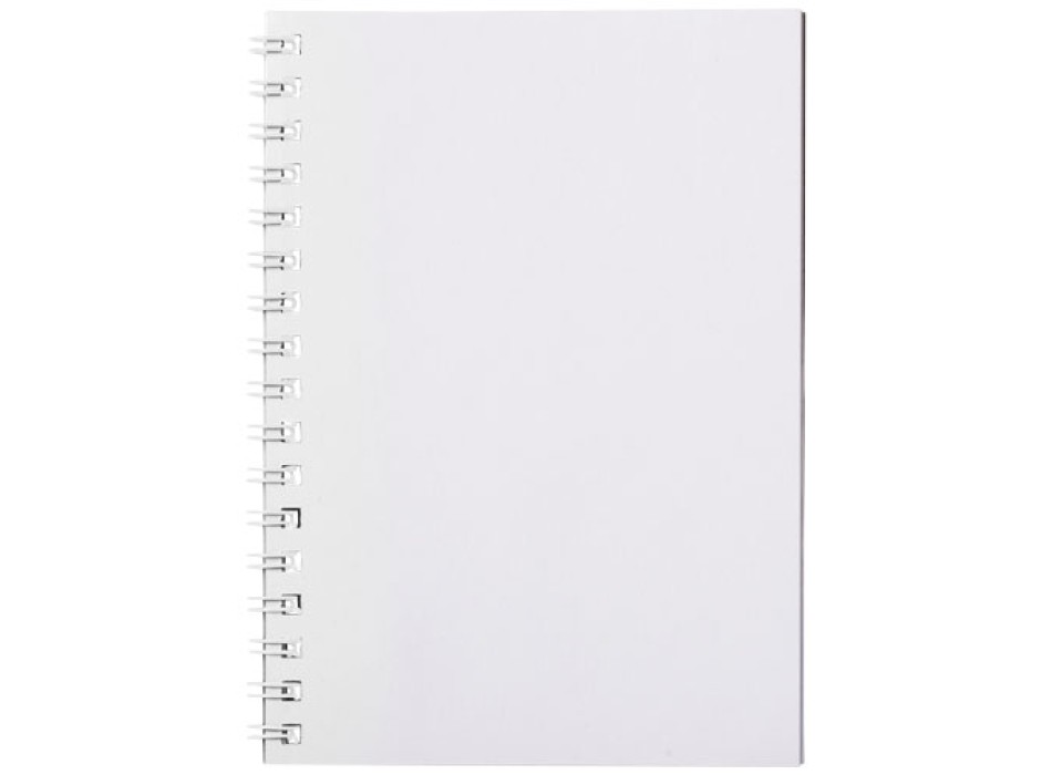 Notebook A6 spiralato Desk-Mate® con copertina in PP