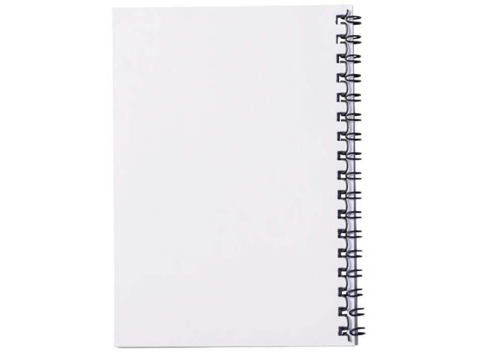 Notebook A6 spiralato Desk-Mate® con copertina in PP