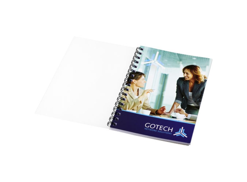 Notebook A6 spiralato Desk-Mate® con copertina in PP