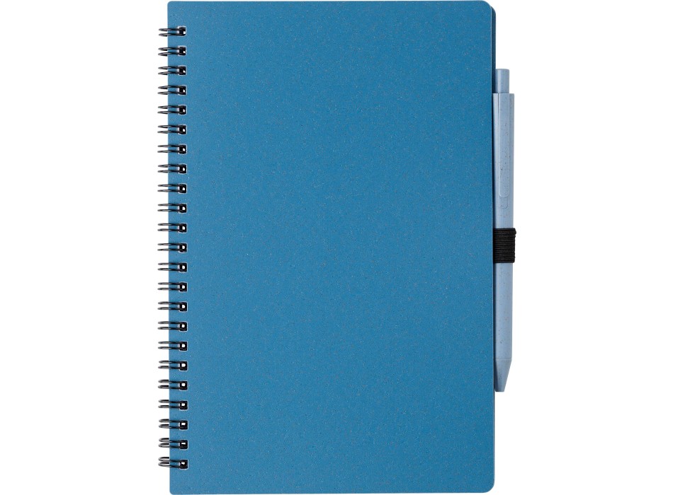 Notebook in fibra di grano con penna Massimo