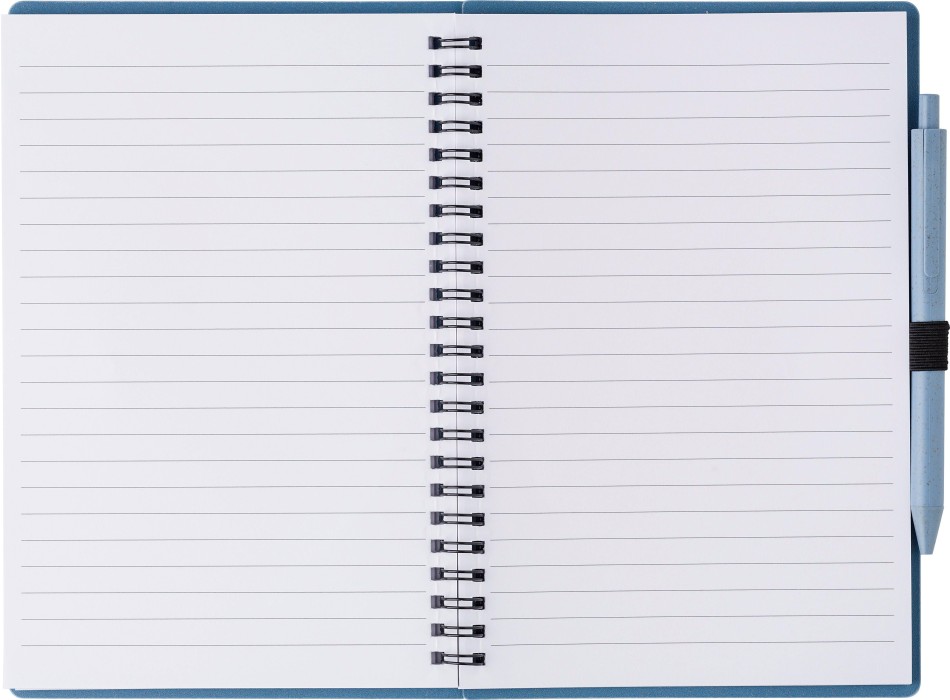Notebook in fibra di grano con penna Massimo Original