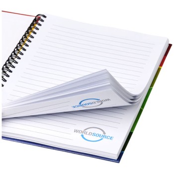 Notebook Wire-o formato A5 e copertina rigida