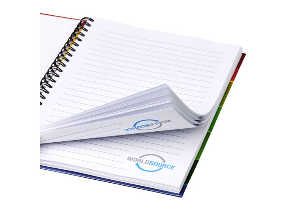 Notebook Wire-o formato A5 e copertina rigida