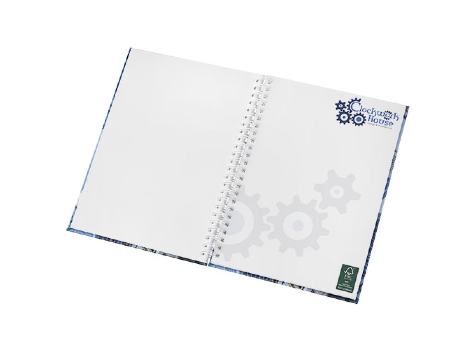 Notebook Wire-o formato A5 e copertina rigida