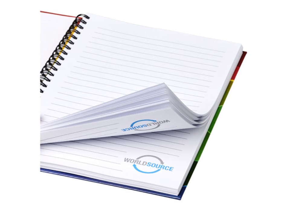 Notebook Wire-o formato A5 e copertina rigida