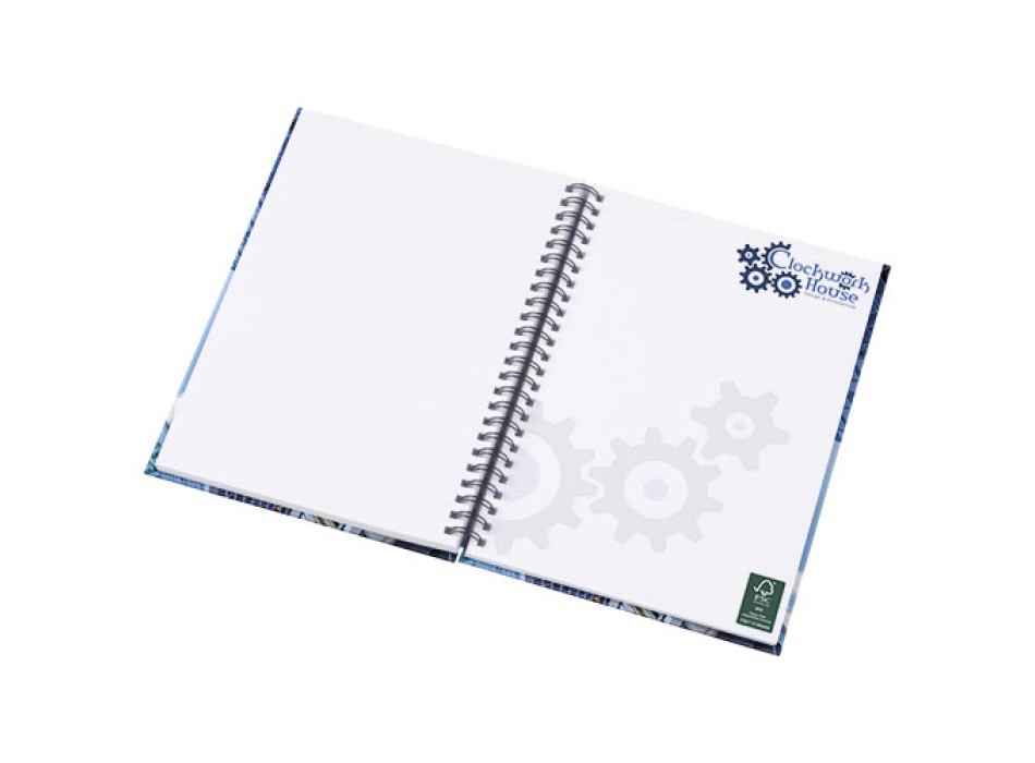 Notebook Wire-o formato A5 e copertina rigida
