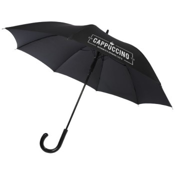 Ombrello da 23" con apertura automatica, finitura carbon look e impugnatura arcuata Fontana