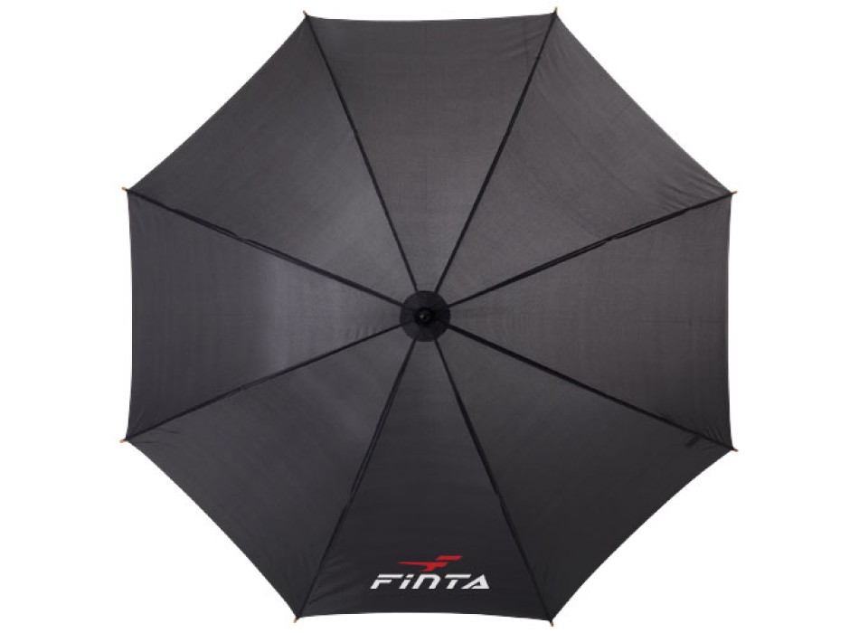 Ombrello Jova da 23" con manico e asta in legno
