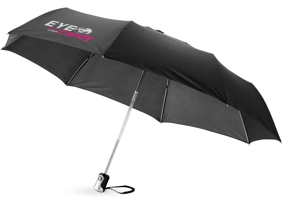 Ombrello pieghevole Alex da 21,5" con chiusura/apertura automatica