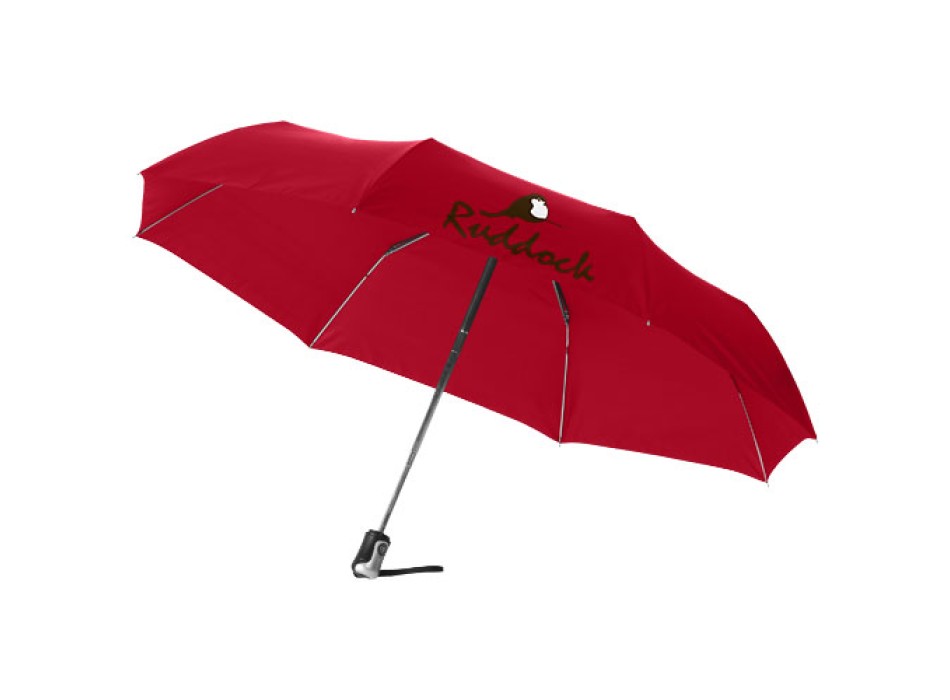 Ombrello pieghevole Alex da 21,5" con chiusura/apertura automatica