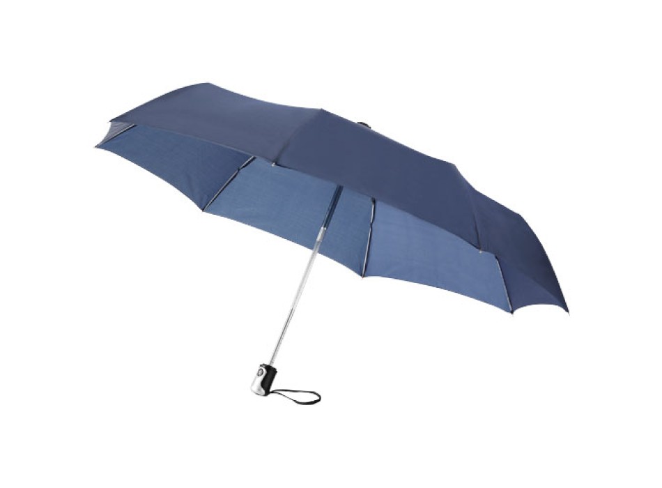 Ombrello pieghevole Alex da 21,5" con chiusura/apertura automatica