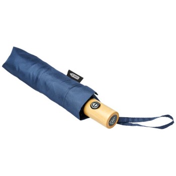 Ombrello pieghevole Bo da 21" ad apertura/chiusura automatica in PET riciclato