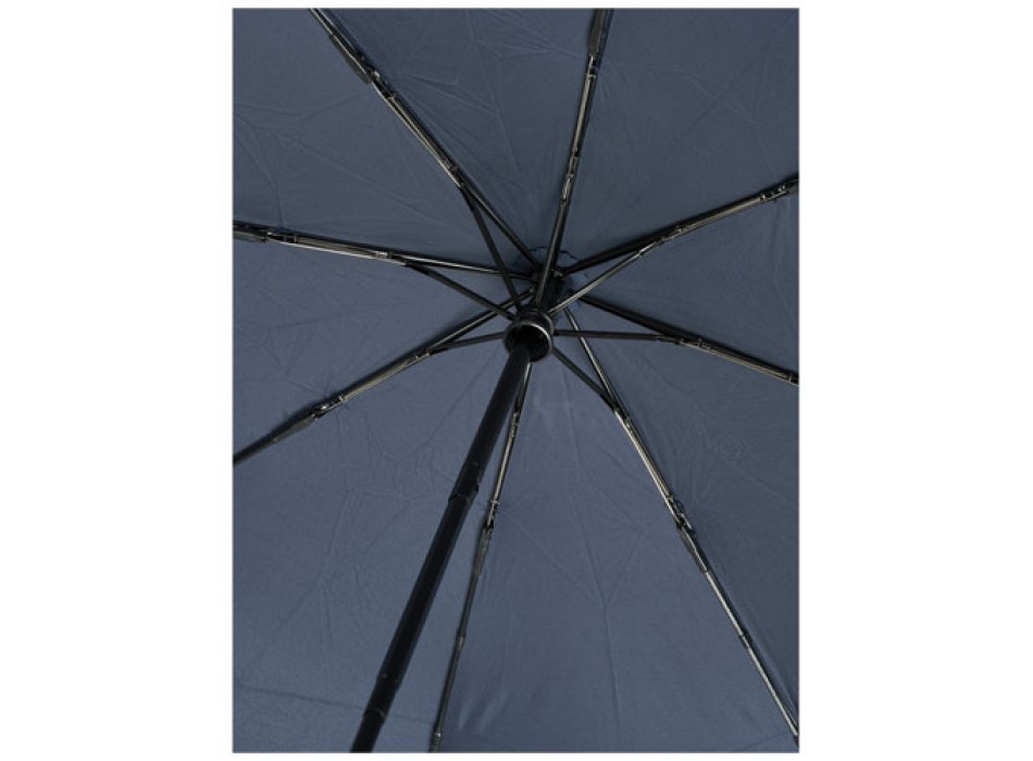 Ombrello pieghevole Bo da 21" ad apertura/chiusura automatica in PET riciclato