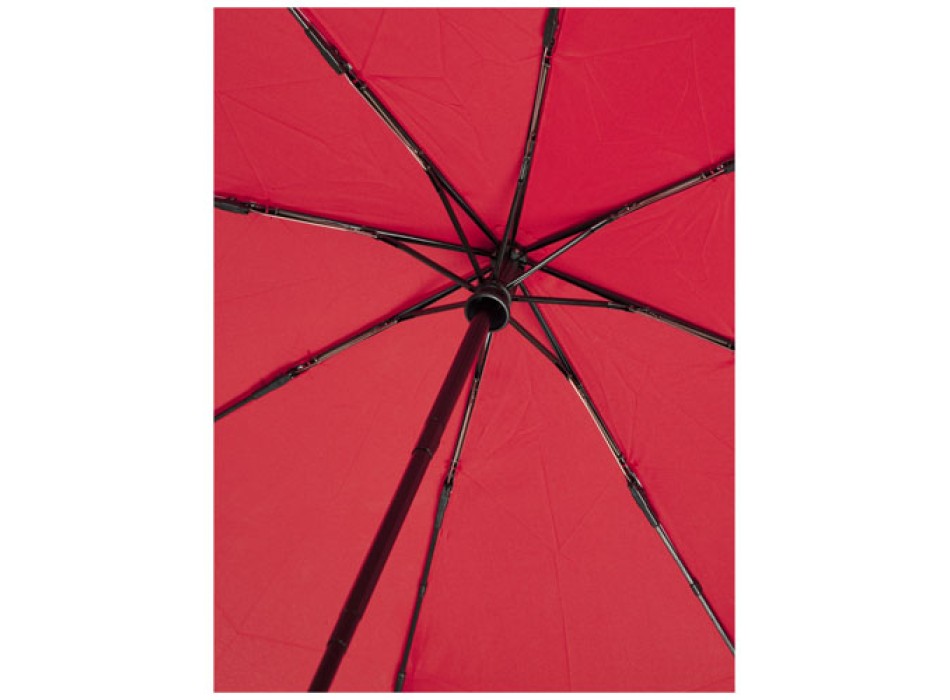 Ombrello pieghevole Bo da 21" ad apertura/chiusura automatica in PET riciclato