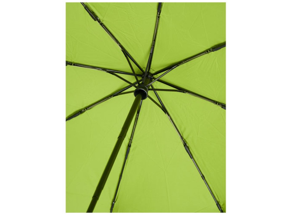 Ombrello pieghevole Bo da 21" ad apertura/chiusura automatica in PET riciclato