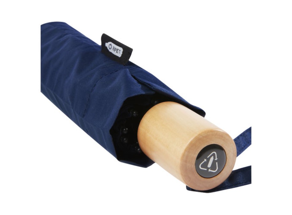 Ombrello pieghevole in PET riciclato antivento da 21" Birgit