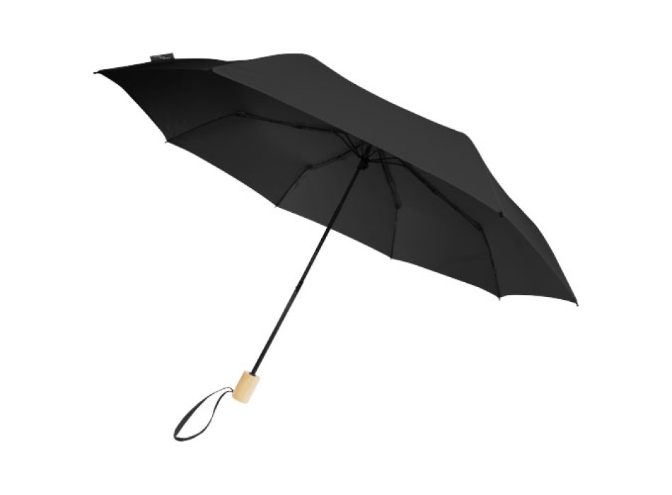 Ombrello pieghevole in PET riciclato antivento da 21" Birgit