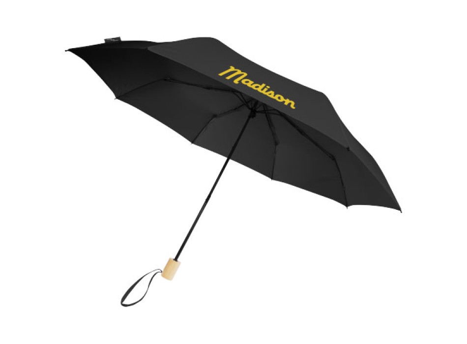 Ombrello pieghevole in PET riciclato antivento da 21" Birgit