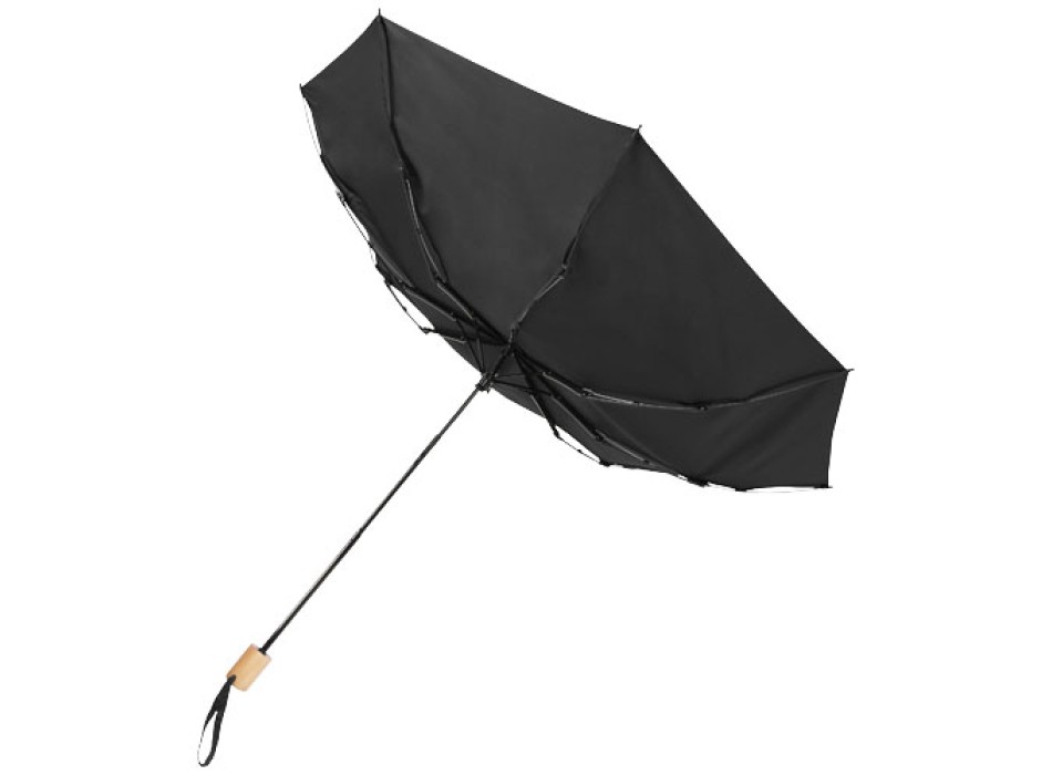 Ombrello pieghevole in PET riciclato antivento da 21" Birgit