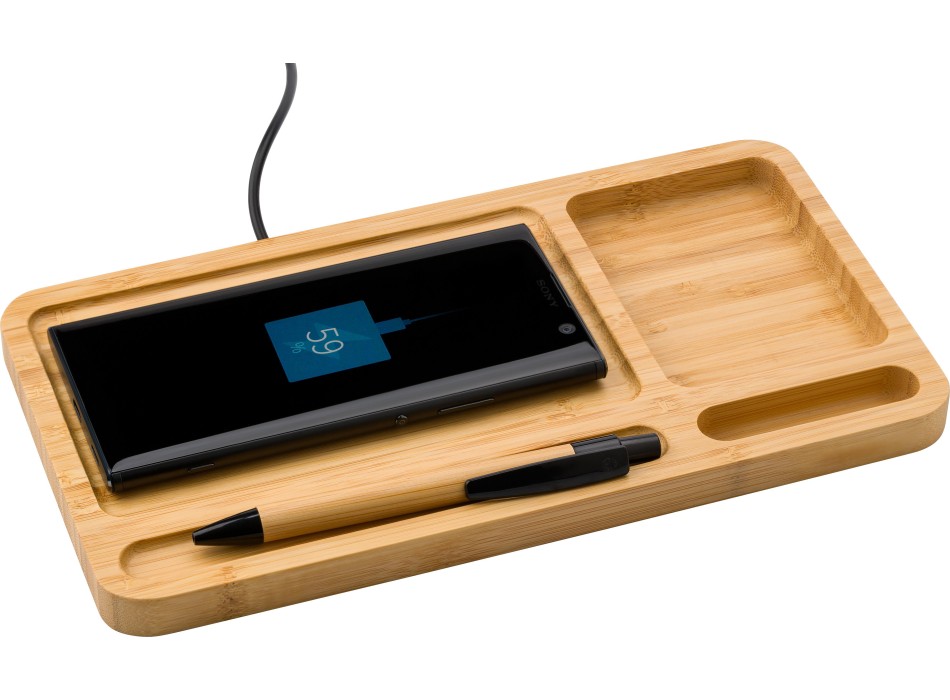 Organizer da scrivania in bamboo Faye