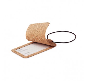 OVALIS - Cork luggage tag