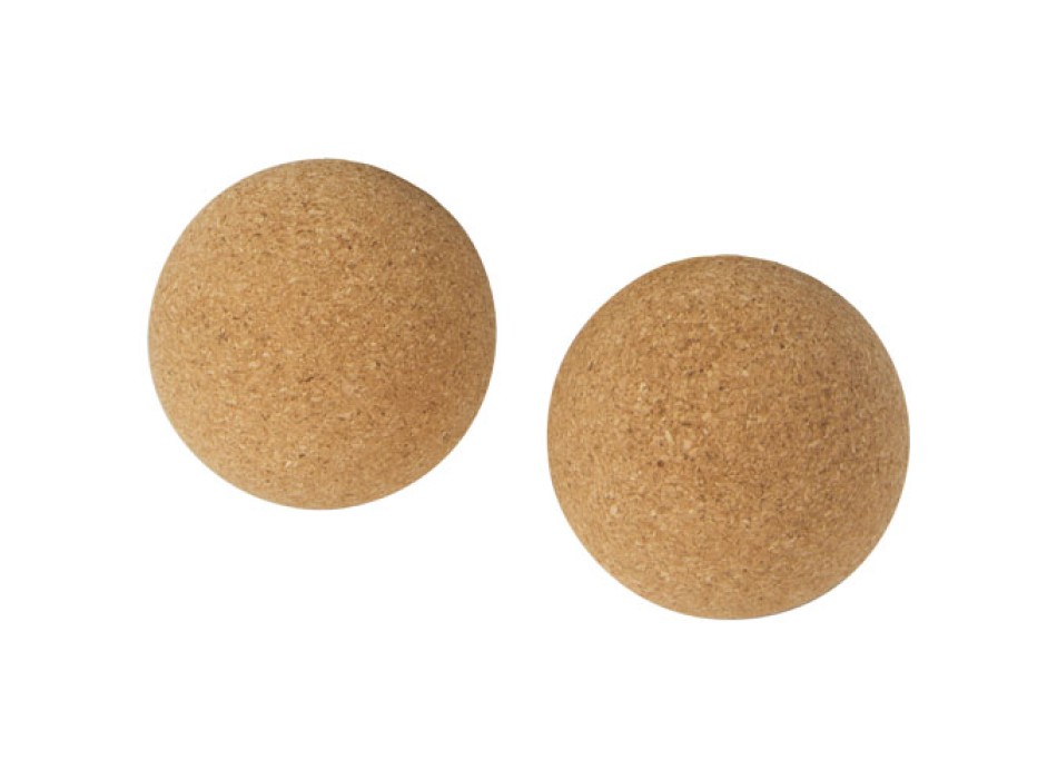 Pallina per yoga in sughero Trikona - set da 2