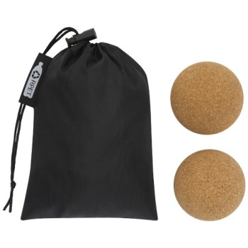 Pallina per yoga in sughero Trikona - set da 2