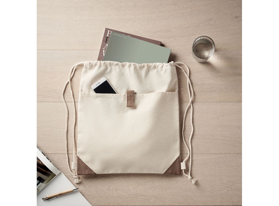 PANDA BAG - Sacca in cotone riciclato