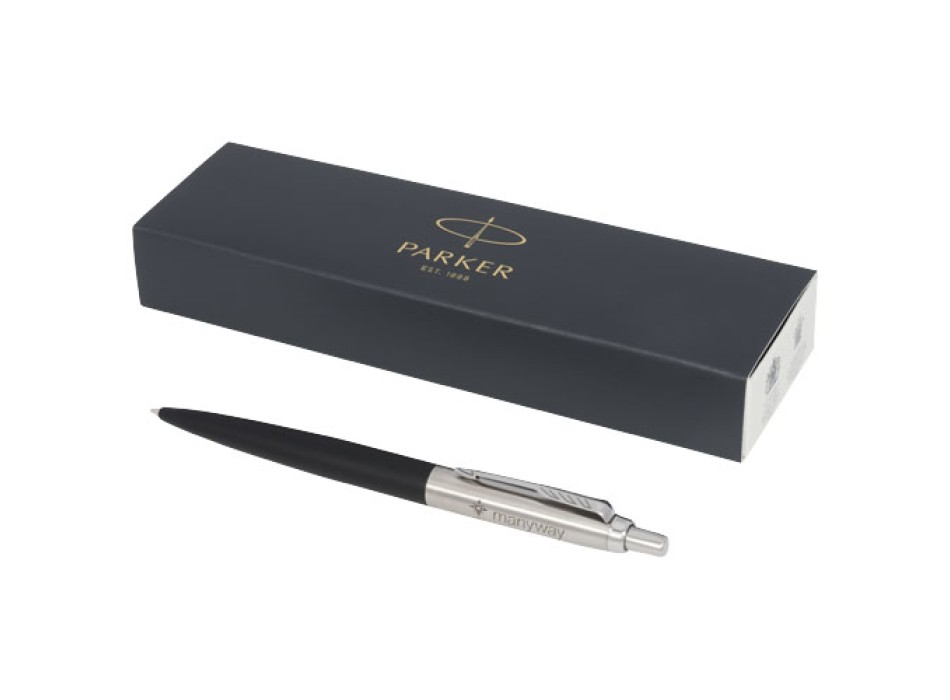 Parker penna a sfera opaca con finiture cromate Jotter XL (inchiostro blu)