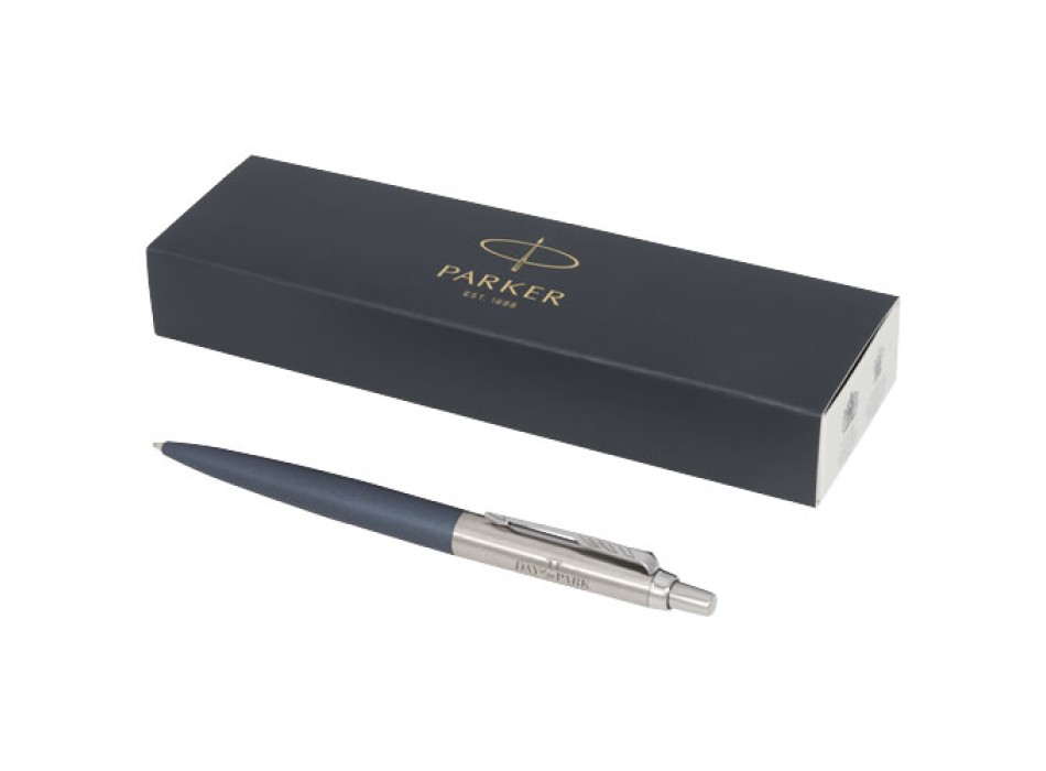 Parker penna a sfera opaca con finiture cromate Jotter XL (inchiostro blu)