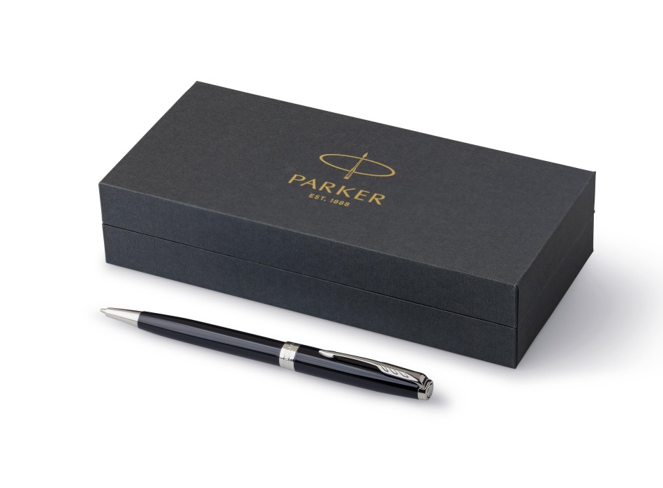 Parker, penna a sfera Sonnet in acciaio inox e ottone laccato