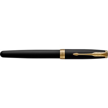 Parker, penna rollerball Sonnet in acciaio inox e ottone laccato