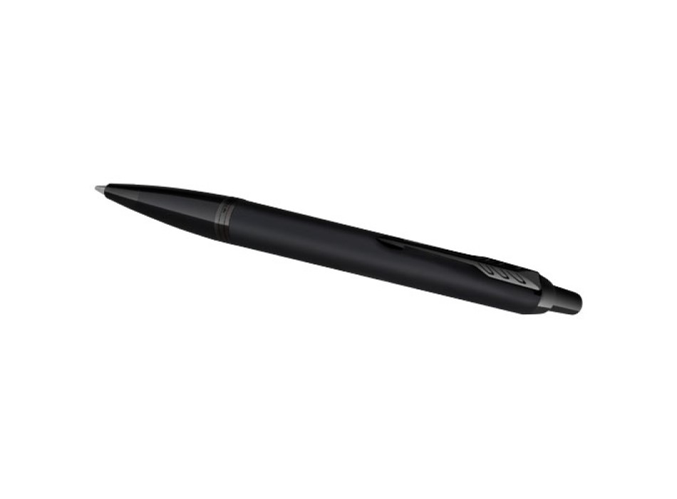 Parker set penna a sfera e penna roller acromatiche in confezione regalo IM (inchiostro nero/blu)